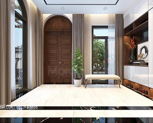  Cửa gỗ óc chó biệt thự Vinhomes Green Bay cao cấp